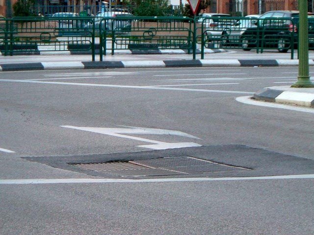 vision motorista rejilla metro