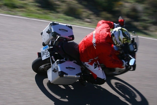 Ducati Multistrada Enduro desde arriba maletas