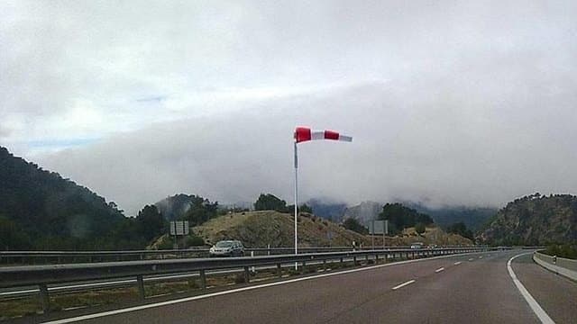 El Viento en moto viento señal