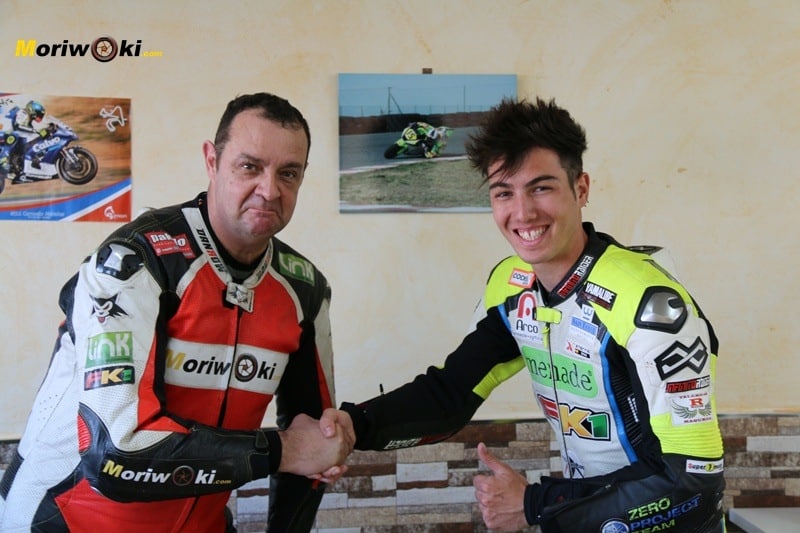 Santi Mangas y Tomás Perez Cursos de conduccion de moto