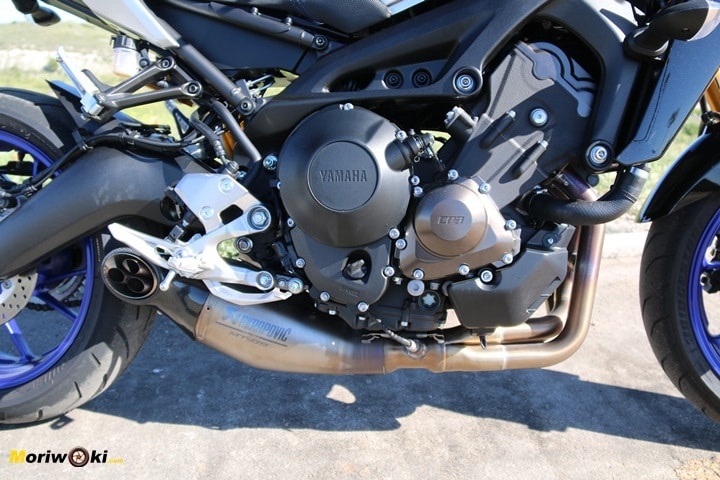 Prueba Yamaha MT-09 SP motor Prueba Yamaha MT-09 SP motor