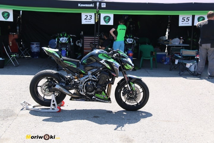 European Kawasaki Z Cup Montmeló 2018 planta izquierda