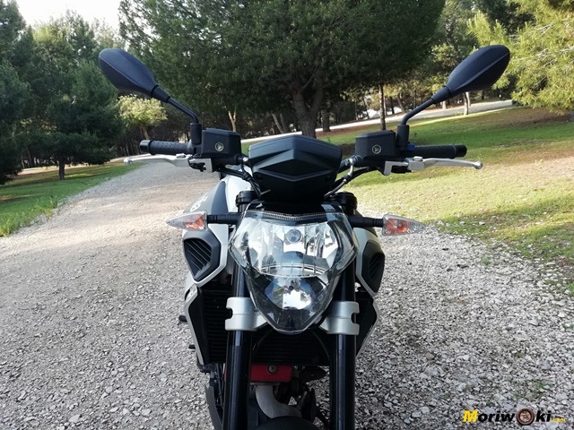 Aprilia Shiver 900 prueba faro intermitentes Aprilia Shiver 900 prueba faro intermitentes
