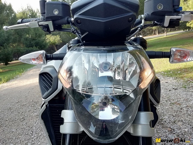 Aprilia Shiver 900 prueba intermitentes Aprilia Shiver 900 prueba intermitentes