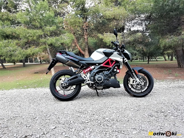 Aprilia Shiver 900 prueba planta Aprilia Shiver 900 prueba planta