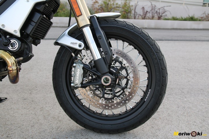 Prueba Ducati Scrambler 1100 Special horquilla