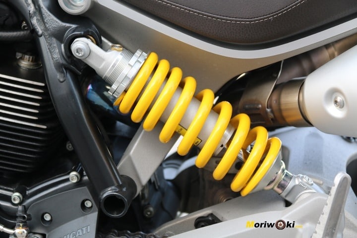 Ducati Scrambler 1100 Special Prueba amortiguador