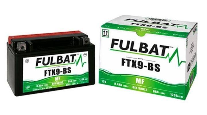 Batteria Gel FULBAT YTX9-BS Per Benelli TRK 502X ABS E4 500 - 12V 8Ah, Pronta All'uso, Senza Manutenzione
