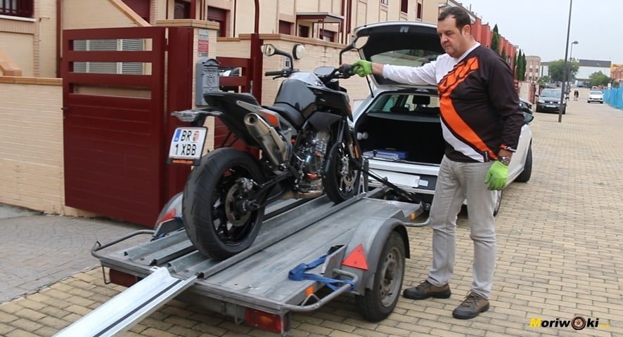 Remolque para 2 motos Remolque para 2 motos