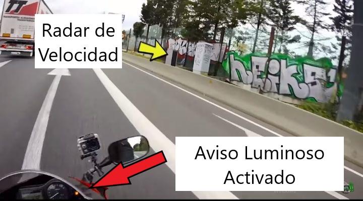 avisador detectando radar cercano avisador detectando radar cercano