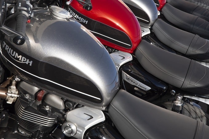 Depósitos de la Triumph Speed Twin 1200 