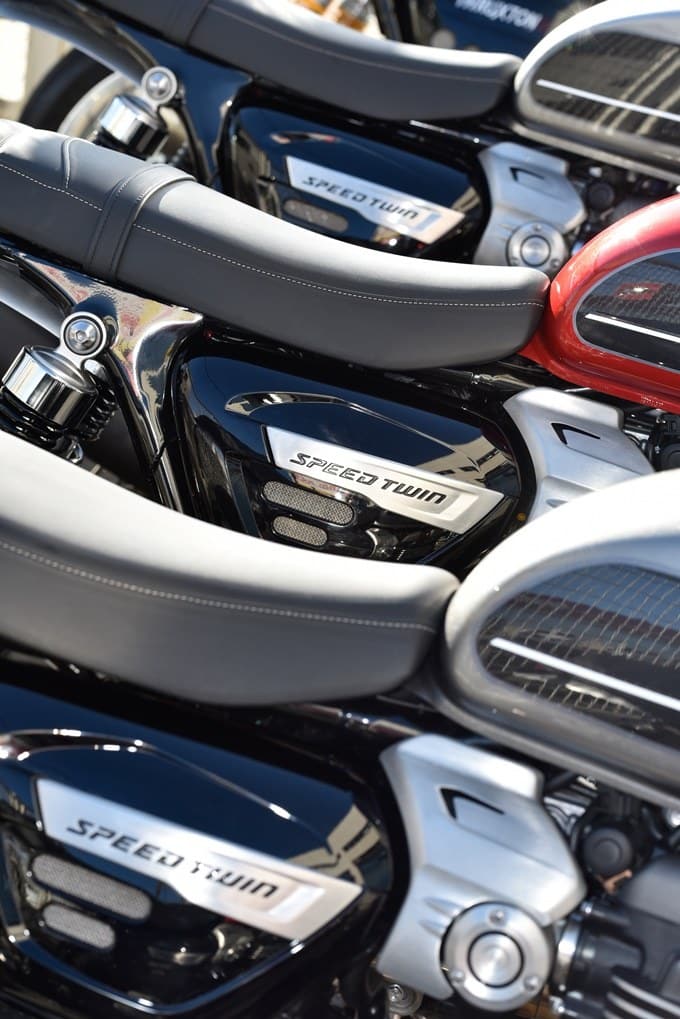 3 variantes de la Triumph Speed Twin 1200 