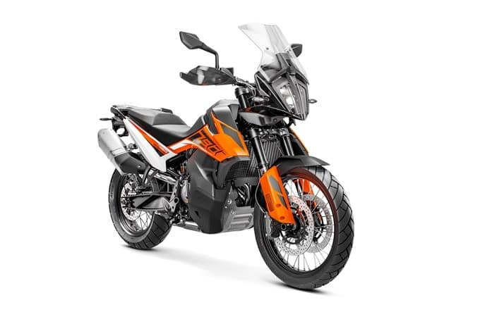 Perfil derecho de la KTM 790 Adventure Perfil derecho de la KTM 790 Adventure