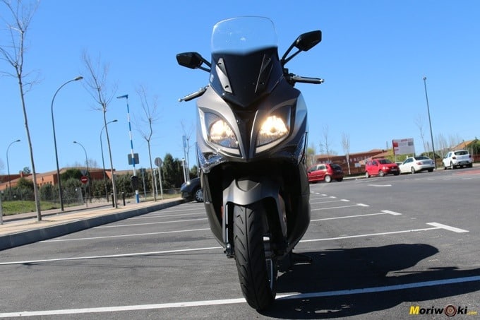 Frontal del Kymco Xciting 400 Frontal del Kymco Xciting 400