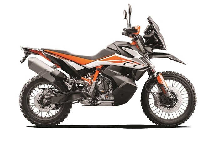 Perfil derecho de la KTM 790 Adventure R. Perfil derecho de la KTM 790 Adventure R.