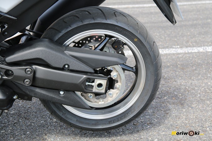 Transmisión de la Yamaha Tmax 530 DX.