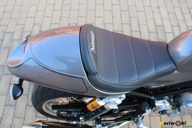 La Norton Commando 961 Sport MK2, así es su asiento monoplaza. La Norton Commando 961 Sport MK2, así es su asiento monoplaza.