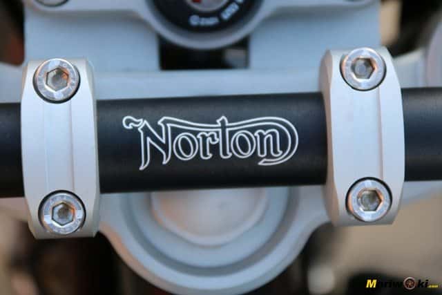 El emblema de Norton en la Commando 961 Sport MK2. El emblema de Norton en la Commando 961 Sport MK2.