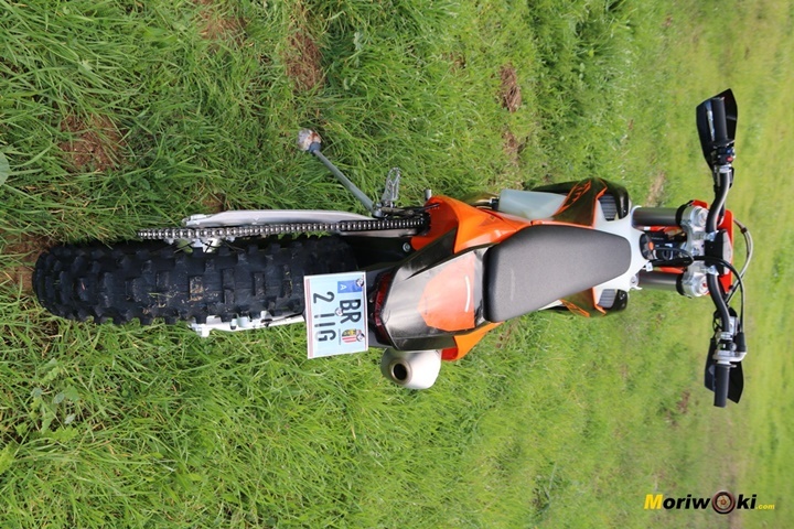 Prueba KTM EXC 300 TPI (2020) , Vista superior Prueba KTM EXC 300 TPI (2020) , Vista superior
