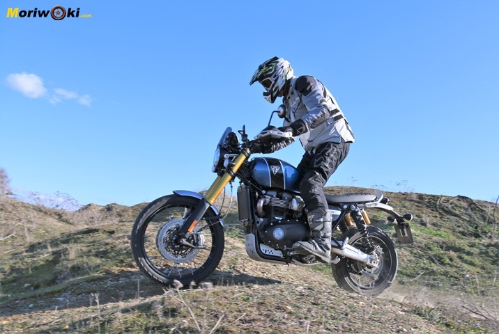 Prueba off road de la Triumph Scrambler 1200 XE. Prueba off road de la Triumph Scrambler 1200 XE.