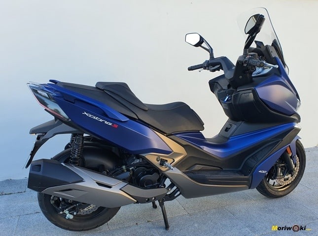 Esta es la proteccion que ofrece el Kymco Xciting 400 S Esta es la proteccion que ofrece el Kymco Xciting 400 S