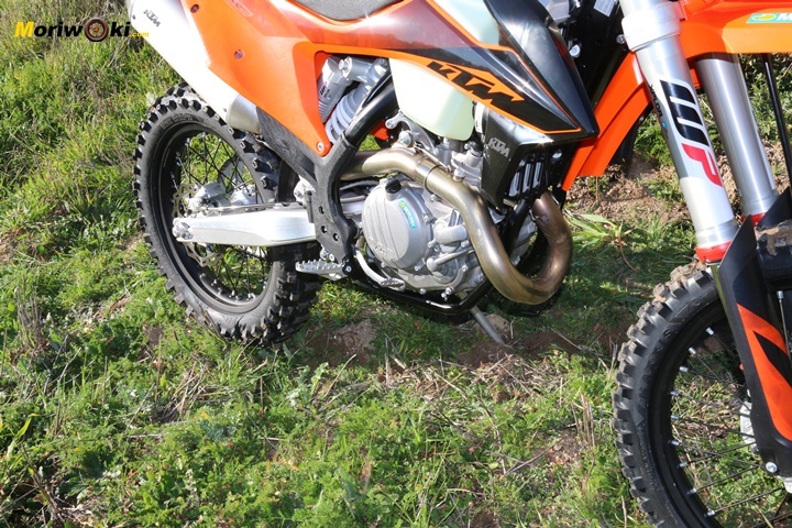 Chasis doble cuna de la KTM EXC 450 2020. Chasis doble cuna de la KTM EXC 450 2020.
