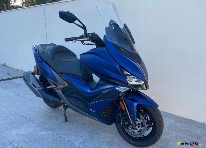 Vista lateral del Kymco Xciting 400 S Vista lateral del Kymco Xciting 400 S