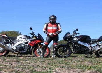 Con electronica y sin electronica en una moto.