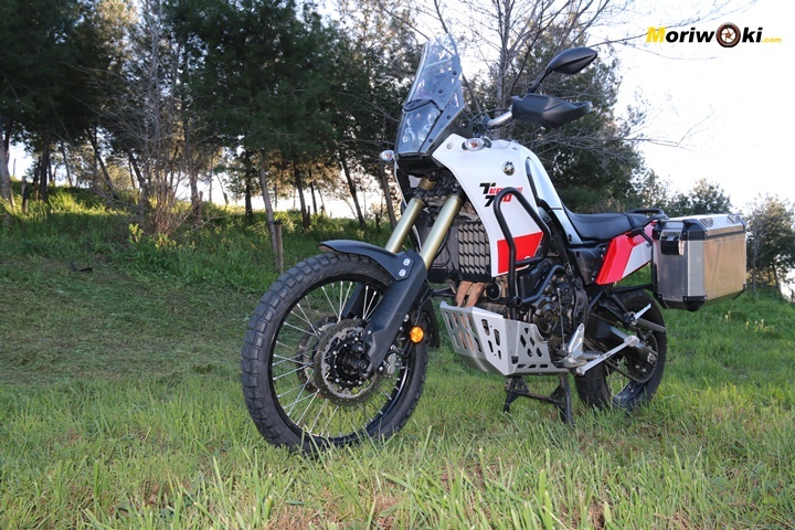 La imponente planta de la Yamaha Tenere 700 La imponente planta de la Yamaha Tenere 700