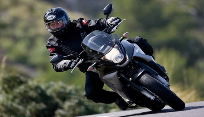 curva de moto