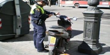 multa a una moto: imagen destacada