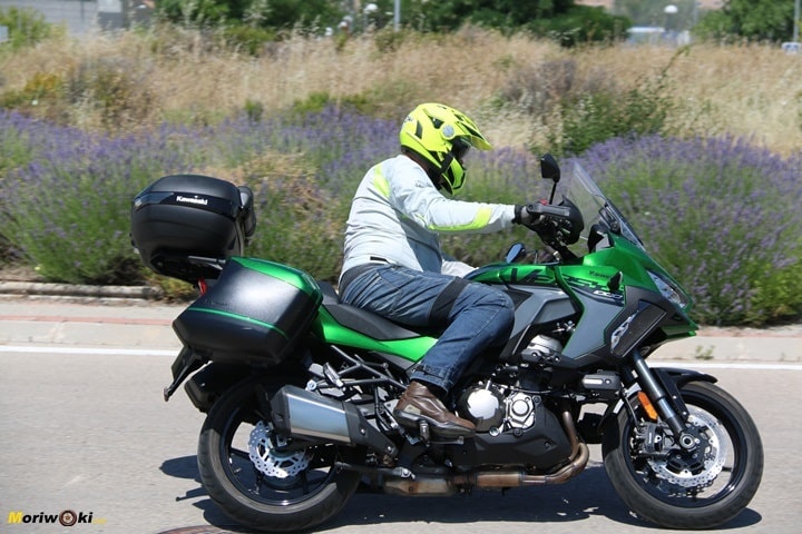 Posición de la Kawasaki Versys 1000SE