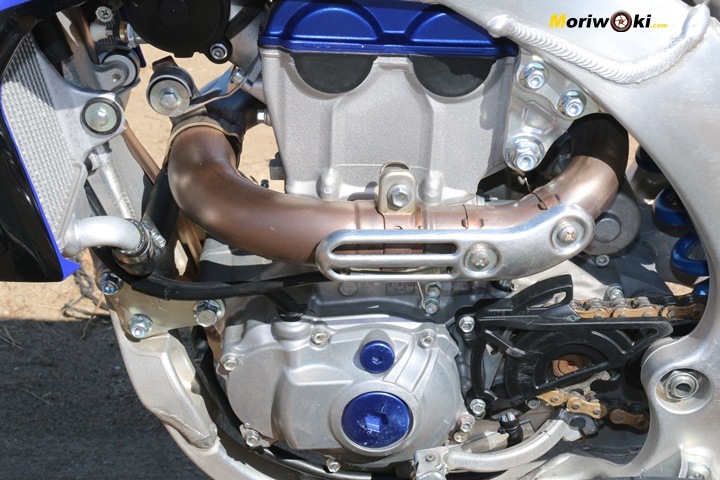 Motor girado de la Yamaha YZF250 