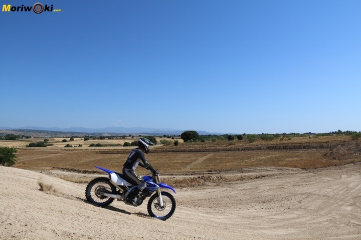 Prueba Yamaha YZF250 suspensiones