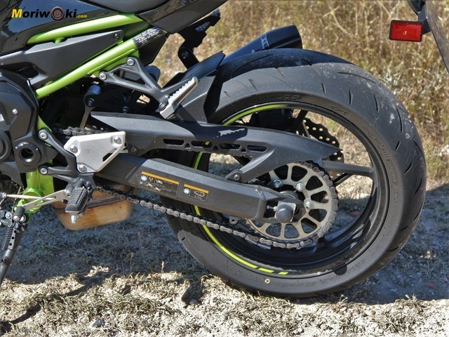 Z900 2020. Tren trasero 
