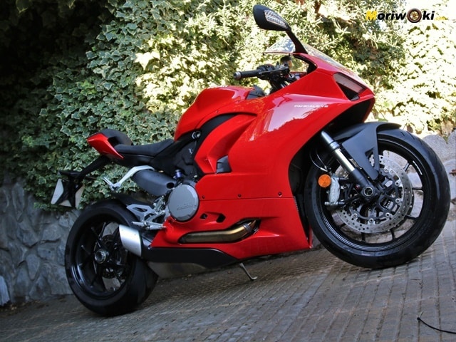 La planta imponente de la Ducati Panigale V2. La planta imponente de la Ducati Panigale V2.