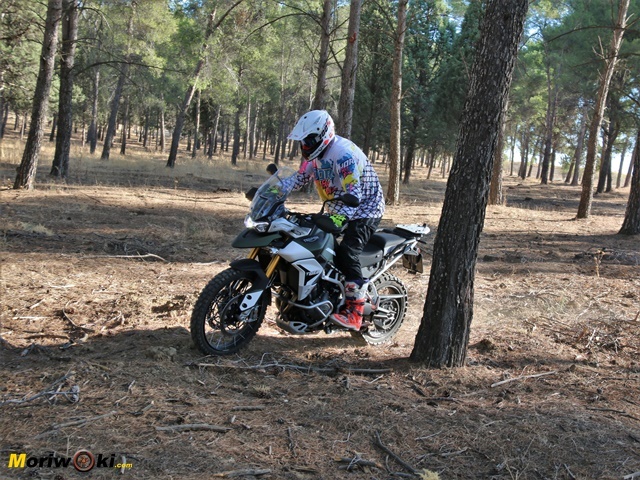 Maniobrando con la Triumph Tiger 900 Rally Pro Maniobrando con la Triumph Tiger 900 Rally Pro