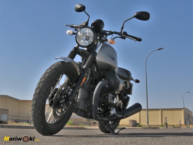 La planta de la Guzzi V7 Rough
