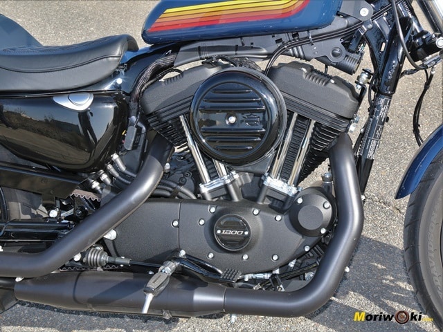 Bicilindrico de la Harley Davidson Iron 1200. Bicilindrico de la Harley Davidson Iron 1200.