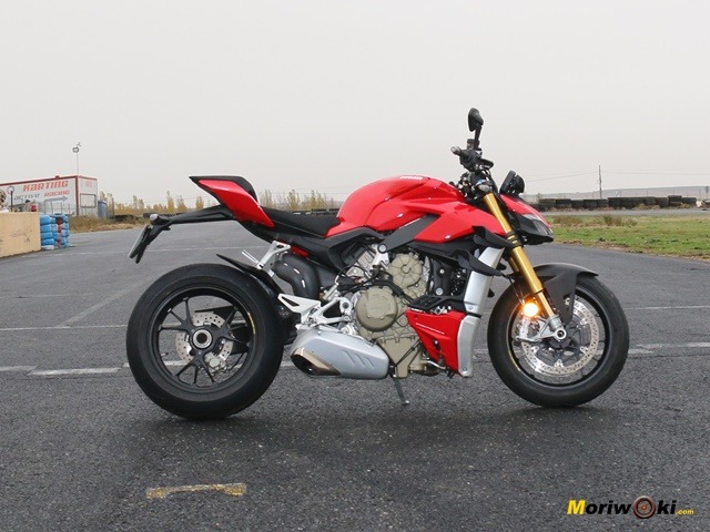 Perfil de la Ducati Streetfighter V4 S Perfil de la Ducati Streetfighter V4 S