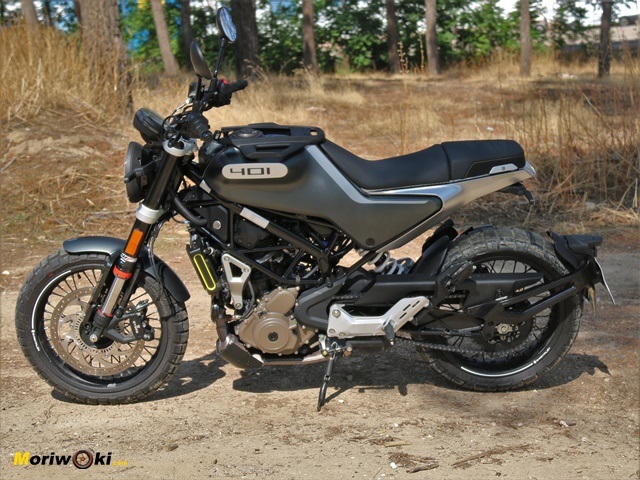 Husqvarna Svartpilen 401, perfil izquierdo