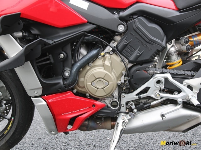 V4 de la Ducati Streetfighter V4 S V4 de la Ducati Streetfighter V4 S