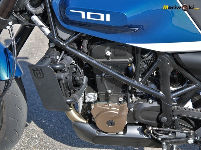 El monocilindrico de la Husqvarna Vitpilen 701