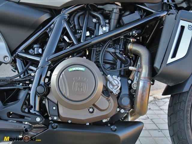 El motor de la Husqvarna Svartpilen 701. El motor de la Husqvarna Svartpilen 701.