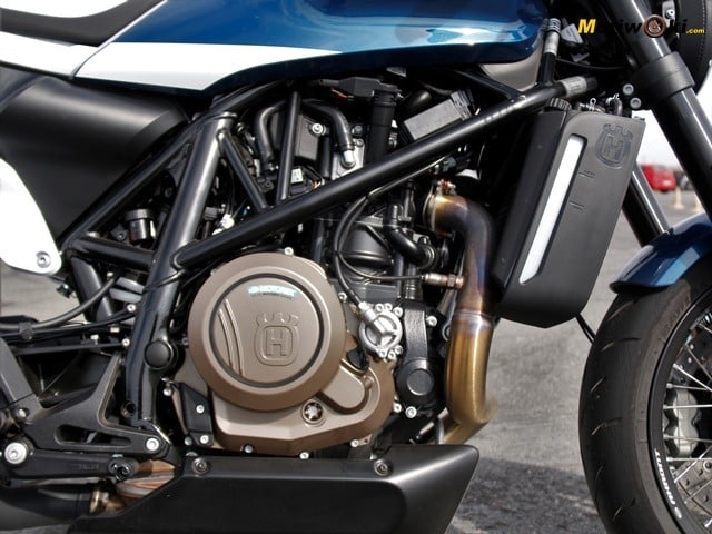El propulsor de la Husqvarna Vitpilen 701.