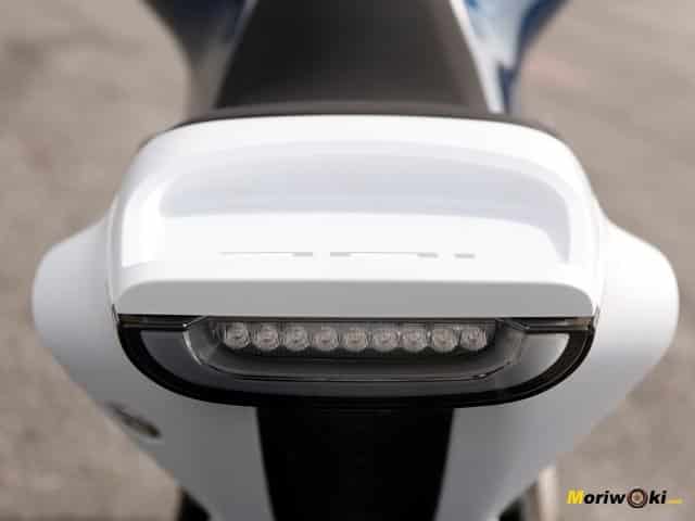 Svartpilen 701. Piloto trasero