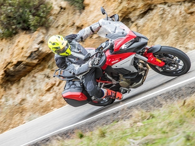Prueba Ducati Multistrada V4. Perfil off road. Posicion Prueba Ducati Multistrada V4. Perfil off road. Posicion