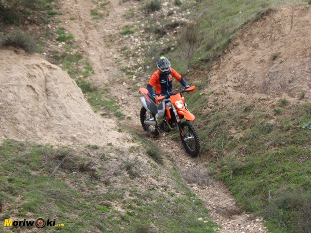 Prueba KTM EXC 250 F Vertiente. Prueba KTM EXC 250 F Vertiente.