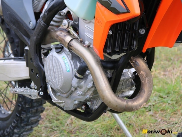 Prueba KTM EXC 250 F escape. Prueba KTM EXC 250 F escape.