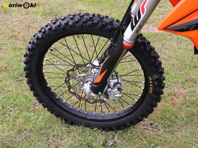 Prueba KTM EXC 250 F freno. Prueba KTM EXC 250 F freno.